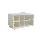 Conn Wire to Board HDR 8 POS 4.2mm Solder RA Side Entry Thru-Hole Minitek® Tray