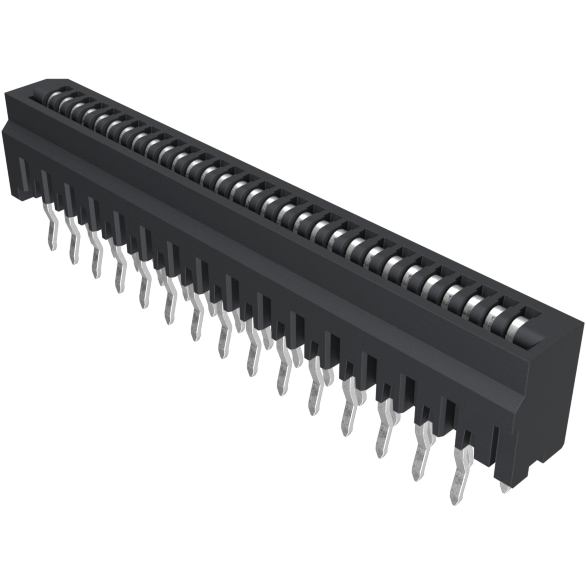Amphenol Communications Solutions-HLW30S-2C7LF Steckverbinder, FFC-FPC 1.00mm Flex Connectors, HLW-S series, 30 Position, Top Entry Non-ZIF Connector, 1mm (0.039inch) Pitch, Kinked Terminal
