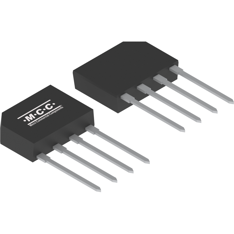 Micro Commercial Components-KBP810G-BP Brückengleichrichter Diode Rectifier Bridge Single 1KV 8A 4-Pin Case GBP