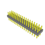 Conn Unshrouded Header HDR 51 POS 2mm Solder ST Top Entry Thru-Hole Bulk