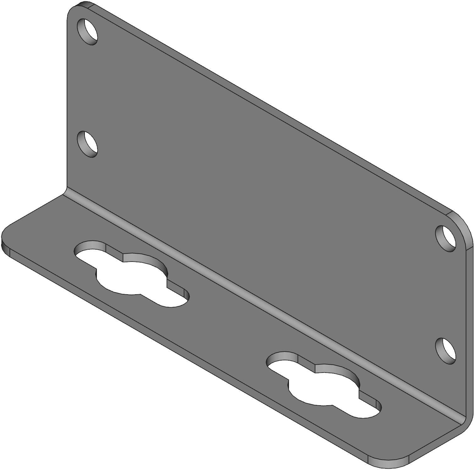 Hammond Manufacturing-1455JF null Flanged End Panel Kit For 1455J Enclosures, Aluminum, Clear Anodized