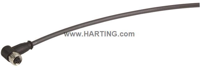 HARTING-21348300489300 null Cable Assembly Circular 30m 24AWG M8 Circular 4 Right Angle