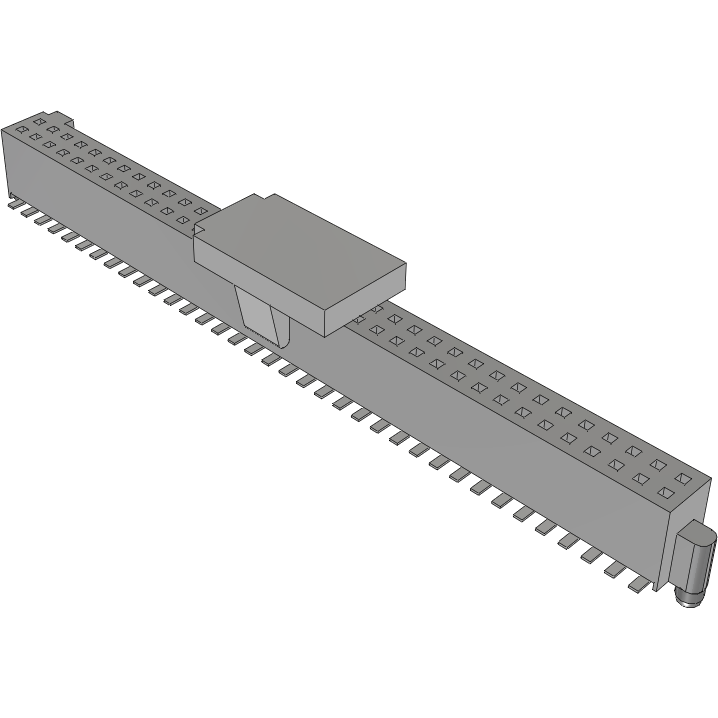 Samtec-SFM-136-L2-S-D-A-P Cabezales del conector y receptáculos PCB Conn Socket Strip SKT 72 POS 1.27mm Solder ST SMD TIGER EYE™ Bulk