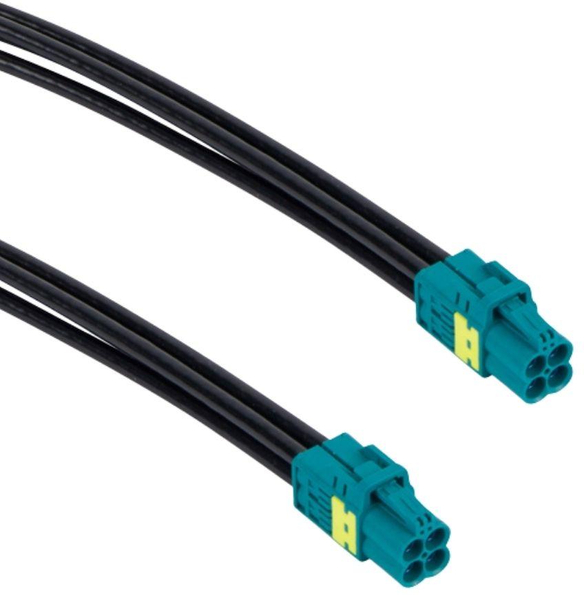 Amphenol-095-820-182M100 Kabelbaugruppen Koaxial Cable Assembly Coaxial 1m Mini-FAKRA Type A to Mini-FAKRA Type A F-F AUTOMATE™ Bag