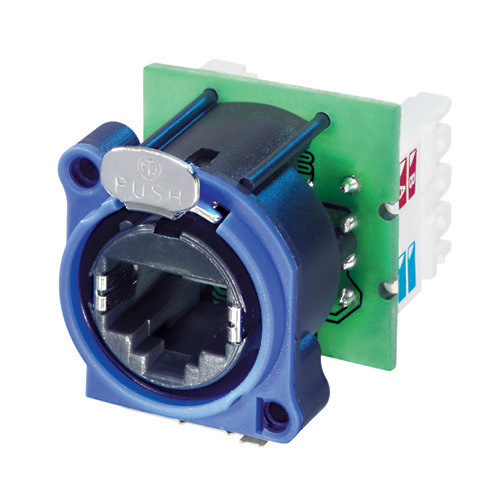 Neutrik Group-NE8FAV-Y110 Steckverbinder, Telefon und Telekommunikation Conn RJ-45 F 8 POS IDT ST Cable Mount 8 Terminal 1 Port Cat 5e