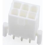 Conn Wire to Board HDR 6Power POS 4.2mm Solder ST Top Entry Thru-Hole Mini-Fit Jr Tray