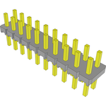 Conn Unshrouded Header HDR 20 POS 2.54mm Solder ST Top Entry Thru-Hole Bulk