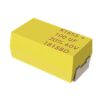 KEMET Corporation-T555B826K075AH 钽聚合物电容器 Cap Tant Polymer 82uF 75VDC B CASE 10%( 24.5 X 8.5 X 9.1mm) Inward L SMD 0.22 Ohm 105°C Box