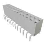 Conn Socket Strip SKT 24 POS 2.54mm Solder ST Top Entry Thru-Hole TIGER CLAW™ Tube