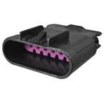 Delphi-15397579 分立接线罩连接器 Conn Housing PL 6 POS Crimp ST Cable Mount Black