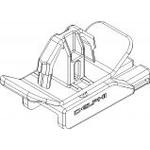 HellermannTyton-13638322 Steckverbinderzubehör Connector Accessories Mounting Kit Polypropylene Black