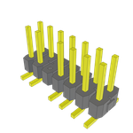 Conn Unshrouded Header HDR 14 POS 2.54mm Solder ST Top Entry SMD Tube