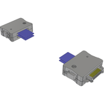 Cable Assembly Coaxial 0.1m 34AWG Board to Board to Board to Board M-M EDGE RATE® Bag