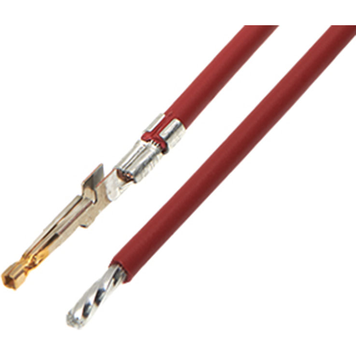 Molex-2174712211 其他电缆组件 Cable Assembly UL 1061 0.075m 18AWG Crimp Terminal 1 POS F Crimp Bag