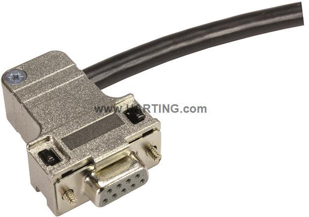 HARTING-09670250448 Schrumpfbalgenadapter Metallized Thermoplastic Top And Side Entry Hoods With Short Screws