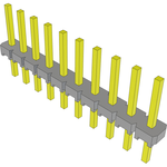 Conn Unshrouded Header HDR 10 POS 2.54mm Solder ST Top Entry Thru-Hole Bulk