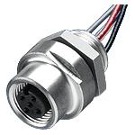 Cable Assembly UL 1061 0.305m 22AWG M12 Circular 2 POS F Micro-Change®