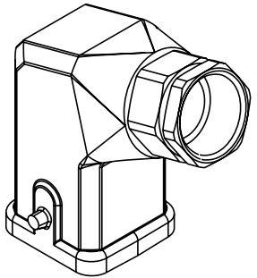 HARTING-09360031640 Schrumpfbalgenadapter Han 3U-gw-11