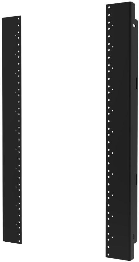 Hammond Manufacturing-HWMTR20U null Tapped 10-32 Hole Rails (Pair) For 12U