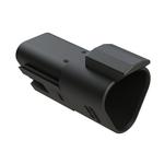 Conn Housing RCP 3 POS Crimp ST Cable Mount Black