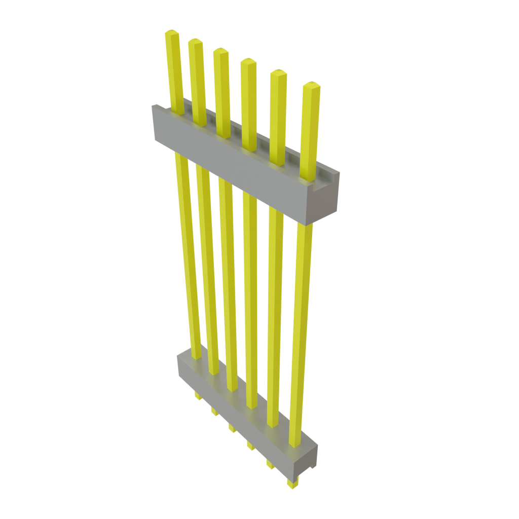 Samtec-DW-06-19-F-S-1020 Piastre connettori e prese PCB Conn Board Stacker HDR 6 POS 2.54mm Solder ST Top Entry Thru-Hole Bulk