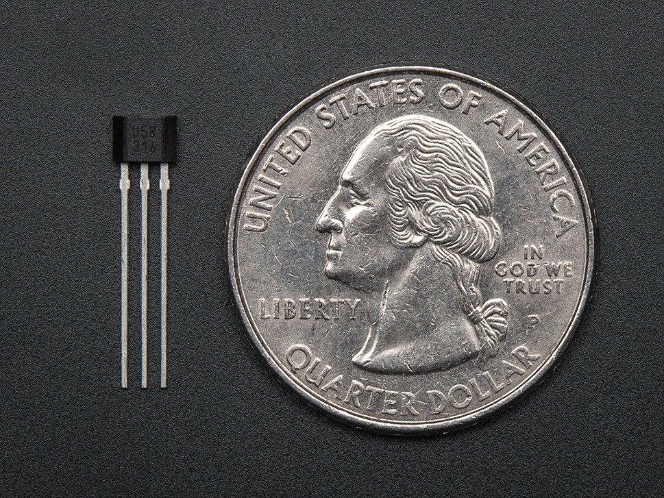 Adafruit Industries-158 Hall-Sensor Non Contact/Water Proof Hall Effect Sensors