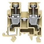 Conn Feed-Through Terminal Block 2 POS Screw ST T DIN Rail 10A