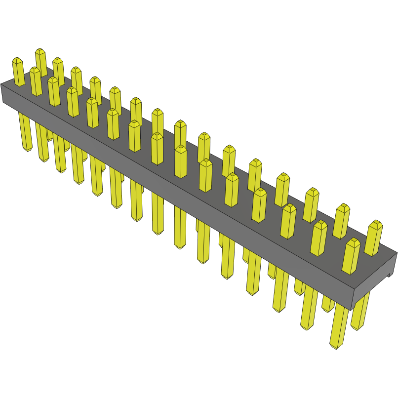 Samtec-MTMM-115-03-S-D-080 Connector Headers and PCB Receptacles Conn Unshrouded Header HDR 30 POS 2mm Solder ST Top Entry Thru-Hole Bulk