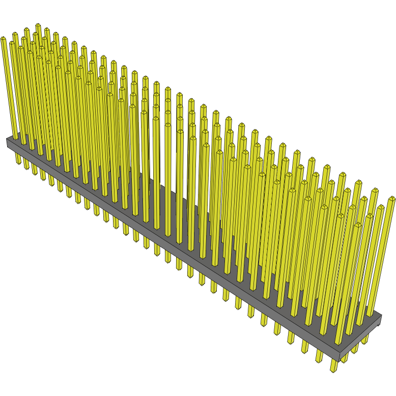 Samtec-MTMM-130-15-S-Q-650 Steckverbinderleisten und Leiterplattenbuchsen Conn Unshrouded Header HDR 120 POS 2mm Solder ST Top Entry Thru-Hole Bulk