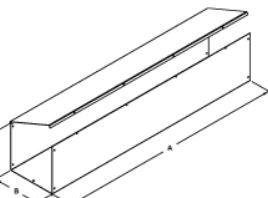 Hammond Manufacturing-CWST2120NK Verdrahtungskanäle Wiring Ducts Straight Section Square with Cover Steel Gray