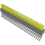 Conn Unshrouded Header HDR 64 POS 1.27mm Solder RA Side Entry SMD TIGER CLAW™ Tube