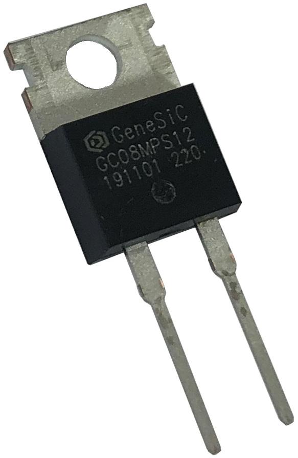 GeneSiC Semiconductor-GC08MPS12-220 Gleichrichter Diode Schottky SiC 1.2KV 27A 2-Pin(2+Tab) TO-220AC
