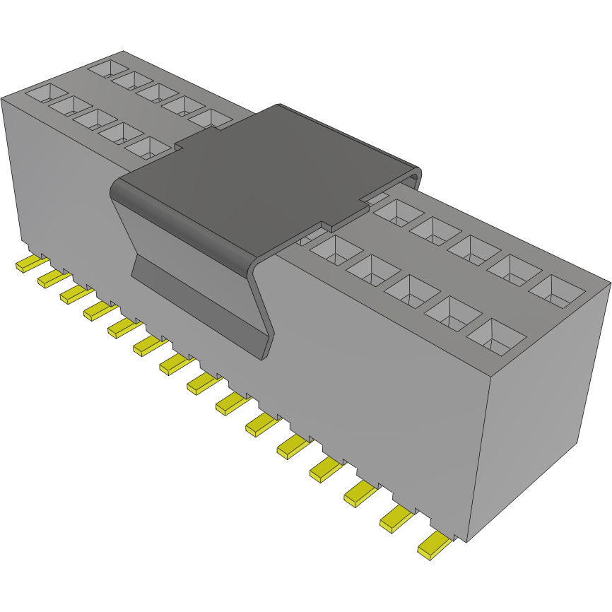 Samtec-RSM-115-02-L-D-P Connector Headers and PCB Receptacles Conn Socket Strip SKT 30 POS 1.27mm Solder ST Top Entry SMD Tube