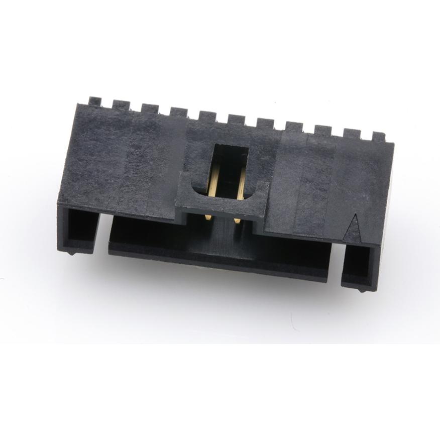 Molex-0705530009 Steckverbinderleisten und Leiterplattenbuchsen Conn Shrouded Header (4 Sides) HDR 10 POS 2.54mm Solder RA Side Entry Thru-Hole SL Tube