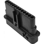 Conn Housing RCP 12 POS Crimp ST Cable Mount Black