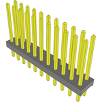 Conn Unshrouded Header HDR 22 POS 2mm Solder ST Top Entry Thru-Hole Bulk
