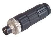 Belden-ELST 3008 V BLACK Steckverbinder, rund Conn Circular PIN 3 POS ST Cable Mount 3 Terminal 1 Port