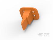 TE Connectivity-W4S Connector Accessories Connector Accessories Wedge Lock Straight Polybutylene Terephthalate Orange Box