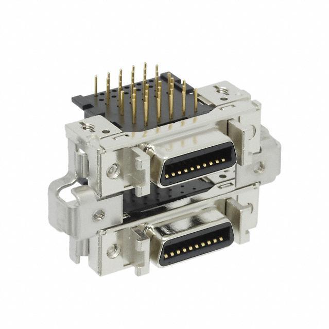 3M-10220-M218PE Steckverbinder, SCSI Conn Mini D Ribbon RCP 20/20 POS 2.54mm Solder RA Thru-Hole 40 Terminal 2 Port Box