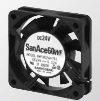 SANYO DENKI-9WF0624H7D01 Gebläse und Lüfter DC Fan Axial Ball Bearing 24V 60 X 60 X 15mm Sensor