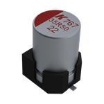 KEMET Corporation-A767MU107M1HLAE027 Aluminium-Polymer-Kondensator Cap Aluminum Polymer 100uF 50VDC 20%( 10 X 12.6mm) SMD 0.027 Ohm 2.5A 2000h 105°C T/R