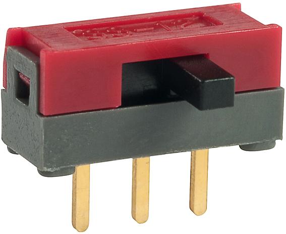 NKK Switches-SS12SDH4 Interruttore a slitta Switch Slide ON None ON SPDT Side Slide 0.1A 28VAC 28VDC 0.4VA 10000Cycles PC Pins Thru-Hole