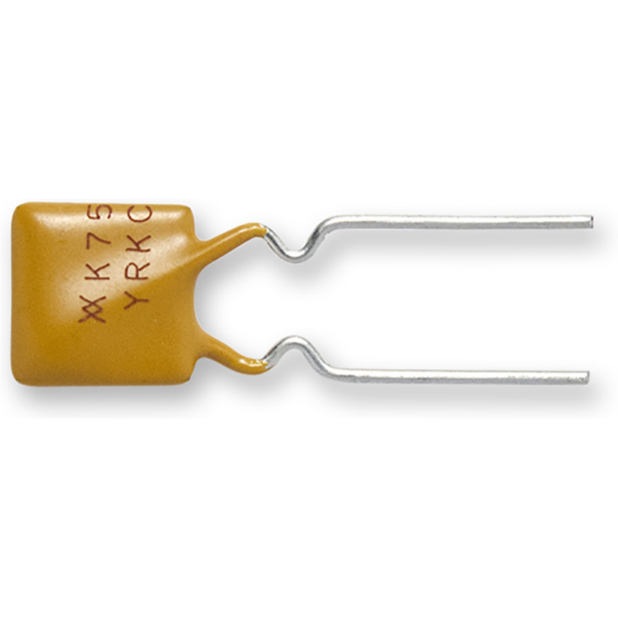 Littelfuse-RF3899-000 PTC Resettable Fuses PTC Resettable Fuse 0.75A(hold) 1.5A(trip) 60V 40A 1.4W 1.5s 0.2Ohm Radial 7.87 X 3.56 X 12.2mm T/R