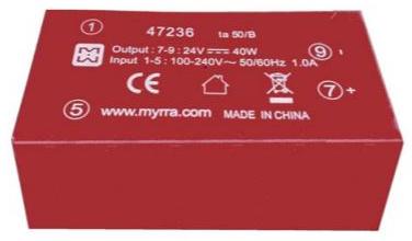 Myrra-47236 Transformador de potencia ELECTRONIC TRANSFORMERS