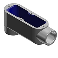 Thomas & Betts-LB448 Kabelzubehör Cable Accessories Conduit Body Iron Gray Epoxy Powder/Zinc