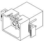 Molex-0019092062 分立接线罩连接器 Conn Housing PL 6 POS 6.3mm Crimp ST Cable Mount Natural Bag