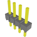 Conn Unshrouded Header HDR 4 POS 2.54mm Solder ST Top Entry Thru-Hole Bulk