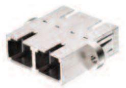 TE Connectivity-6278049-3 Conector de fibra óptica Conn SC Coupler Single Mode/Multi Mode Duplex RCP/RCP ST Panel Mount <0.2dB Carton