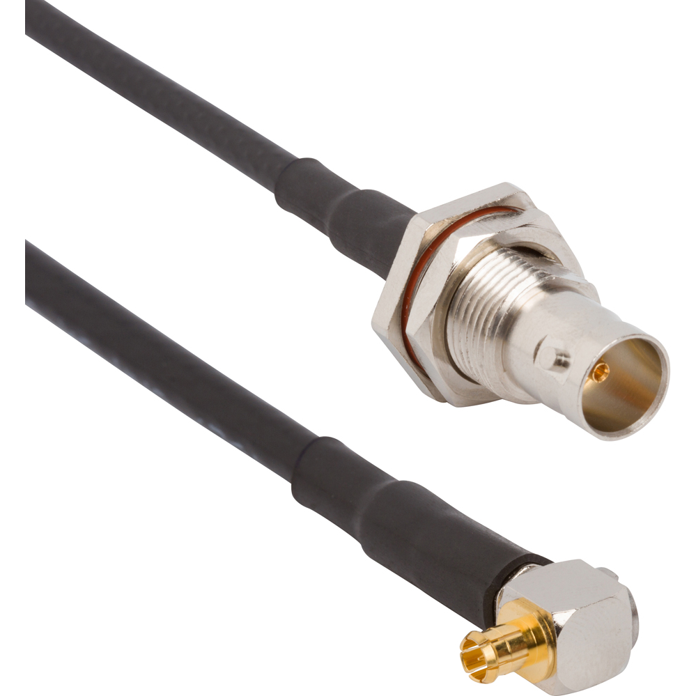Amphenol RF-095-850-242-012 Kabelbaugruppen Koaxial Cable Assembly Coaxial 0.305m BNC to MCX F-PL Bag