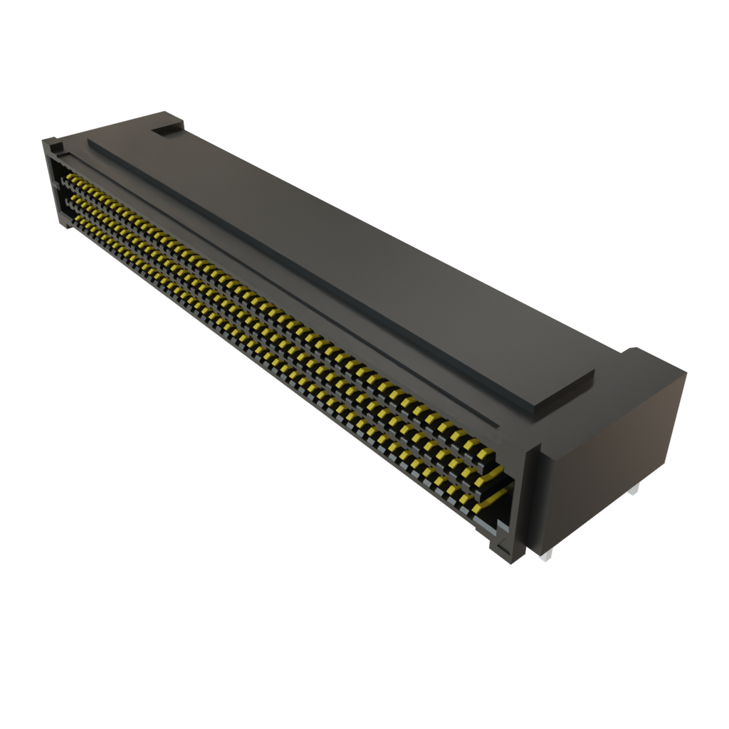 Samtec-SEAF-50-01-L-06-2-RA-TR Connector Headers and PCB Receptacles Conn Open Pin Field Array SKT 300 POS 1.27mm Solder RA Side Entry SMD SEARAY™ T/R